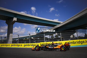 04/05/2024 - 04 NORRIS Lando (gbr), McLaren F1 Team MCL38, action during the Formula 1 Crypto.com Miami Grand Prix 2024, 6th round of the 2024 Formula One World Championship from May 3 to 5, 2024 on the Miami International Autodrome, in Miami, United States of America - F1 - MIAMI GRAND PRIX 2024 - FORMULA 1 - MOTORI
