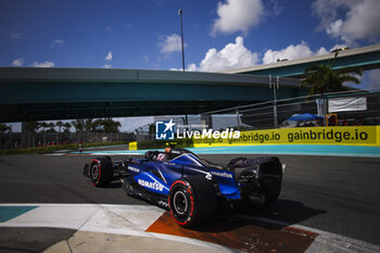 2024-05-04 - 02 SARGEANT Logan (usa), Williams Racing FW46, action during the Formula 1 Crypto.com Miami Grand Prix 2024, 6th round of the 2024 Formula One World Championship from May 3 to 5, 2024 on the Miami International Autodrome, in Miami, United States of America - F1 - MIAMI GRAND PRIX 2024 - FORMULA 1 - MOTORS