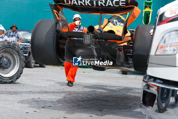 2024-05-04 - McLaren F1 Team MCL38, mechanical detail diffuser during the Formula 1 Crypto.com Miami Grand Prix 2024, 6th round of the 2024 Formula One World Championship from May 3 to 5, 2024 on the Miami International Autodrome, in Miami, United States of America - F1 - MIAMI GRAND PRIX 2024 - FORMULA 1 - MOTORS