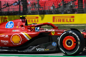 2024-05-17 - Carlos Sainz Ferrari Spa Scuderia Ferrari detail - FORMULA 1 MSC CRUISES GRAN PREMIO DELL'EMILIA-ROMAGNA 2024 - FREE PRACTICE 1 - FORMULA 1 - MOTORS