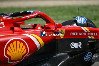 2024-05-17 - Carlos Sainz Ferrari Spa Scuderia Ferrari detail - FORMULA 1 MSC CRUISES GRAN PREMIO DELL'EMILIA-ROMAGNA 2024 - FREE PRACTICE 1 - FORMULA 1 - MOTORS