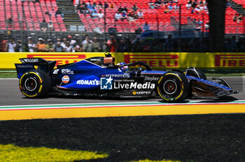 2024-05-17 - Logan Sargeant Williams Grand Prix Engineering Limited Williams Racing - FORMULA 1 MSC CRUISES GRAN PREMIO DELL'EMILIA-ROMAGNA 2024 - FREE PRACTICE 1 - FORMULA 1 - MOTORS