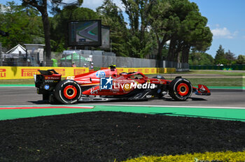 2024-05-17 - Carlos Sainz Ferrari Spa Scuderia Ferrari - FORMULA 1 MSC CRUISES GRAN PREMIO DELL'EMILIA-ROMAGNA 2024 - FREE PRACTICE 1 - FORMULA 1 - MOTORS