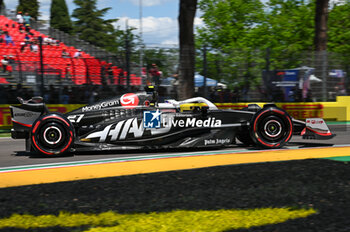 2024-05-17 - Nieolas Hulkenberg Haas Formula LLC MoneyGram Haas Fl Team - FORMULA 1 MSC CRUISES GRAN PREMIO DELL'EMILIA-ROMAGNA 2024 - FREE PRACTICE 1 - FORMULA 1 - MOTORS