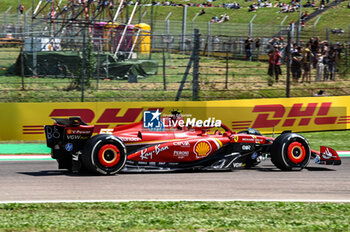 2024-05-17 - Carlos Sainz Ferrari Spa Scuderia Ferrari - FORMULA 1 MSC CRUISES GRAN PREMIO DELL'EMILIA-ROMAGNA 2024 - FREE PRACTICE 1 - FORMULA 1 - MOTORS