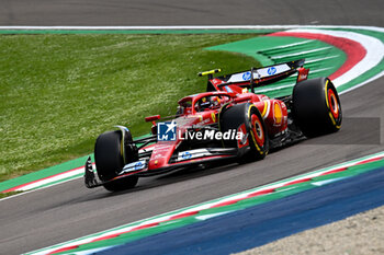 2024-05-17 - Carlos Sainz Ferrari Spa Scuderia Ferrari - FORMULA 1 MSC CRUISES GRAN PREMIO DELL'EMILIA-ROMAGNA 2024 - FREE PRACTICE 1 - FORMULA 1 - MOTORS