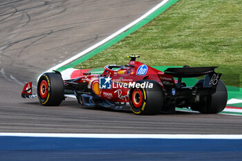 2024-05-17 - Carlos Sainz Ferrari Spa Scuderia Ferrari - FORMULA 1 MSC CRUISES GRAN PREMIO DELL'EMILIA-ROMAGNA 2024 - FREE PRACTICE 1 - FORMULA 1 - MOTORS