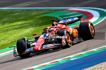 2024-05-17 - Charles Leclerc Ferrari Spa Scuderia Ferrari - FORMULA 1 MSC CRUISES GRAN PREMIO DELL'EMILIA-ROMAGNA 2024 - FREE PRACTICE 1 - FORMULA 1 - MOTORS