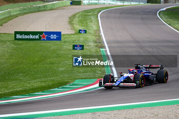 2024-05-17 - Daniel Ricciardo Racing Bulls S.p.A Visa Cash App RB Formula One Team - FORMULA 1 MSC CRUISES GRAN PREMIO DELL'EMILIA-ROMAGNA 2024 - FREE PRACTICE 1 - FORMULA 1 - MOTORS