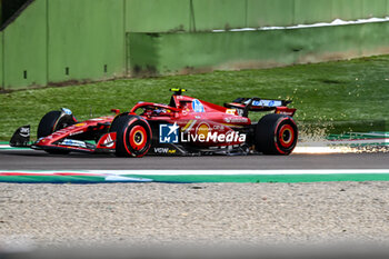 2024-05-17 - Carlos Sainz Ferrari Spa Scuderia Ferrari - FORMULA 1 MSC CRUISES GRAN PREMIO DELL'EMILIA-ROMAGNA 2024 - FREE PRACTICE 1 - FORMULA 1 - MOTORS