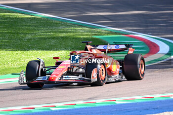 2024-05-17 - Charles Leclerc Ferrari Spa Scuderia Ferrari - FORMULA 1 MSC CRUISES GRAN PREMIO DELL'EMILIA-ROMAGNA 2024 - FREE PRACTICE 1 - FORMULA 1 - MOTORS