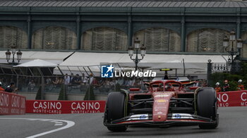 2024-05-24 - N°55 Carlos Sainz MEX Scuderia Ferrari - FORMULA 1 GRAND PRIX DE MONACO - FREE PRACTICE 1 AND 2 - FORMULA 1 - MOTORS