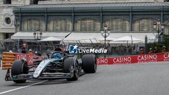 2024-05-24 - N°63 George Russel GBR Mercedes AMG PETRONAS Formula One Team - FORMULA 1 GRAND PRIX DE MONACO - FREE PRACTICE 1 AND 2 - FORMULA 1 - MOTORS