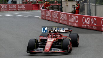 2024-05-24 - N°55 Carlos Sainz MEX Scuderia Ferrari - FORMULA 1 GRAND PRIX DE MONACO - FREE PRACTICE 1 AND 2 - FORMULA 1 - MOTORS