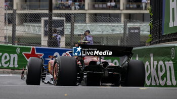 2024-05-24 - N°55 Carlos Sainz MEX Scuderia Ferrari - FORMULA 1 GRAND PRIX DE MONACO - FREE PRACTICE 1 AND 2 - FORMULA 1 - MOTORS