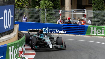 2024-05-24 - N°63 George Russel GBR Mercedes AMG PETRONAS Formula One Team - FORMULA 1 GRAND PRIX DE MONACO - FREE PRACTICE 1 AND 2 - FORMULA 1 - MOTORS