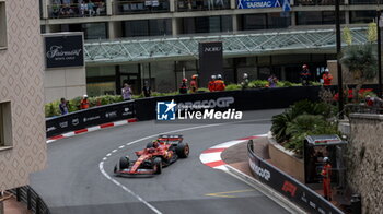 2024-05-24 - N°55 Carlos Sainz MEX Scuderia Ferrari - FORMULA 1 GRAND PRIX DE MONACO - FREE PRACTICE 1 AND 2 - FORMULA 1 - MOTORS