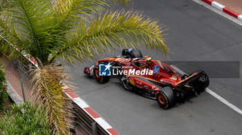 2024-05-24 - N°55 Carlos Sainz MEX Scuderia Ferrari - FORMULA 1 GRAND PRIX DE MONACO - FREE PRACTICE 1 AND 2 - FORMULA 1 - MOTORS