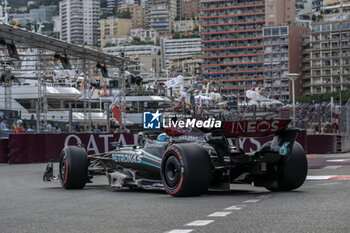 2024-05-24 - N°63 George Russel GBR Mercedes AMG PETRONAS Formula One Team - FORMULA 1 GRAND PRIX DE MONACO - FREE PRACTICE 1 AND 2 - FORMULA 1 - MOTORS