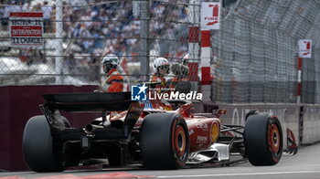 2024-05-24 - N°55 Carlos Sainz MEX Scuderia Ferrari - FORMULA 1 GRAND PRIX DE MONACO - FREE PRACTICE 1 AND 2 - FORMULA 1 - MOTORS