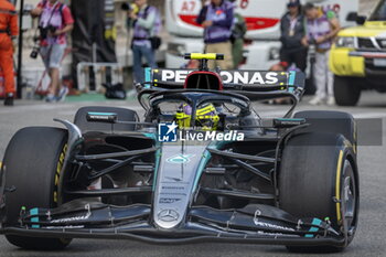 2024-05-24 - N°44 Lewis Hamilton GBR Mercedes AMG PETRONAS Formula One Team - FORMULA 1 GRAND PRIX DE MONACO - FREE PRACTICE 1 AND 2 - FORMULA 1 - MOTORS