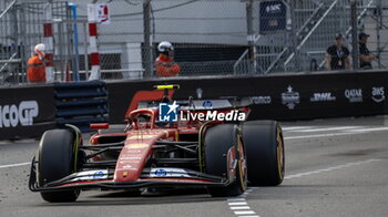 2024-05-24 - N°55 Carlos Sainz MEX Scuderia Ferrari - FORMULA 1 GRAND PRIX DE MONACO - FREE PRACTICE 1 AND 2 - FORMULA 1 - MOTORS