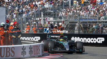 2024-05-25 - N°44 Lewis Hamilton GBR Mercedes AMG PETRONAS Formula One Team - FORMULA 1 GRAND PRIX DE MONACO - FREE PRACTICE AND QUALIFY - FORMULA 1 - MOTORS