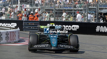 2024-05-25 - N°14 Fernando Alonso ESP Aston Martin Aramco Formula One Team - FORMULA 1 GRAND PRIX DE MONACO - FREE PRACTICE AND QUALIFY - FORMULA 1 - MOTORS