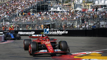 2024-05-25 - N°55 Carlos Sainz MEX Scuderia Ferrari - FORMULA 1 GRAND PRIX DE MONACO - FREE PRACTICE AND QUALIFY - FORMULA 1 - MOTORS