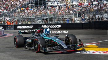 2024-05-25 - N°63 George Russel GBR Mercedes AMG PETRONAS Formula One Team - FORMULA 1 GRAND PRIX DE MONACO - FREE PRACTICE AND QUALIFY - FORMULA 1 - MOTORS