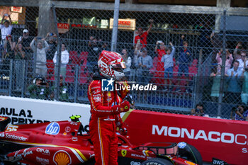 2024-05-26 - Charles Leclerc (MON) - Scuderia Ferrari - Ferrari SF-24 - Ferrari celebrating victory at home 

Race and celebrations of Formula 1 Grand Prix de Monaco 2024 at Monte Carlo (MC), may 23-26 2024 - FORMULA 1 GRAND PRIX DE MONACO - RACE - FORMULA 1 - MOTORS