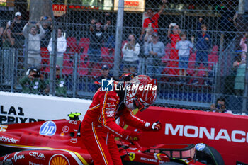 2024-05-26 - Charles Leclerc (MON) - Scuderia Ferrari - Ferrari SF-24 - Ferrari celebrating victory at home 

Race and celebrations of Formula 1 Grand Prix de Monaco 2024 at Monte Carlo (MC), may 23-26 2024 - FORMULA 1 GRAND PRIX DE MONACO - RACE - FORMULA 1 - MOTORS