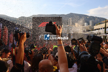 2024-05-26 - Scuderia Ferrari celebrating victory of Charles Leclerc (MON) - Scuderia Ferrari - Ferrari SF-24 - Ferrari

during Formula 1 Grand Prix de Monaco 2024 at Monte Carlo (MC), may 23-26 2024 - FORMULA 1 GRAND PRIX DE MONACO - RACE - FORMULA 1 - MOTORS