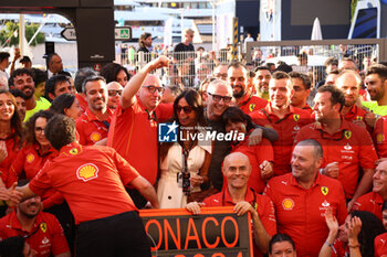 2024-05-26 - Scuderia Ferrari celebrating victory of Charles Leclerc (MON) - Scuderia Ferrari - Ferrari SF-24 - Ferrari

during Formula 1 Grand Prix de Monaco 2024 at Monte Carlo (MC), may 23-26 2024 - FORMULA 1 GRAND PRIX DE MONACO - RACE - FORMULA 1 - MOTORS