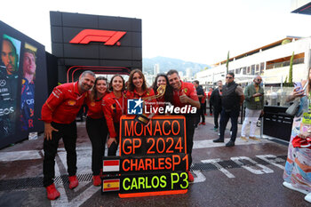 2024-05-26 - te Scuderia Ferrari celebrating victory of Charles Leclerc (MON) - Scuderia Ferrari - Ferrari SF-24 - Ferrari

during Formula 1 Grand Prix de Monaco 2024 at Monte Carlo (MC), may 23-26 2024 - FORMULA 1 GRAND PRIX DE MONACO - RACE - FORMULA 1 - MOTORS