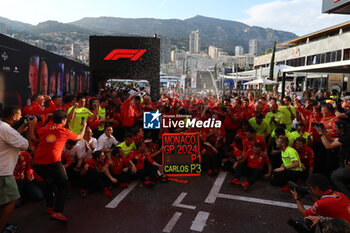 2024-05-26 - te Scuderia Ferrari celebrating victory of Charles Leclerc (MON) - Scuderia Ferrari - Ferrari SF-24 - Ferrari

during Formula 1 Grand Prix de Monaco 2024 at Monte Carlo (MC), may 23-26 2024 - FORMULA 1 GRAND PRIX DE MONACO - RACE - FORMULA 1 - MOTORS