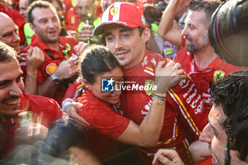 2024-05-26 - te Scuderia Ferrari celebrating victory of Charles Leclerc (MON) - Scuderia Ferrari - Ferrari SF-24 - Ferrari

during Formula 1 Grand Prix de Monaco 2024 at Monte Carlo (MC), may 23-26 2024 - FORMULA 1 GRAND PRIX DE MONACO - RACE - FORMULA 1 - MOTORS