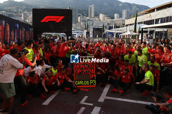 2024-05-26 - te Scuderia Ferrari celebrating victory of Charles Leclerc (MON) - Scuderia Ferrari - Ferrari SF-24 - Ferrari

during Formula 1 Grand Prix de Monaco 2024 at Monte Carlo (MC), may 23-26 2024 - FORMULA 1 GRAND PRIX DE MONACO - RACE - FORMULA 1 - MOTORS