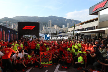 2024-05-26 - te Scuderia Ferrari celebrating victory of Charles Leclerc (MON) - Scuderia Ferrari - Ferrari SF-24 - Ferrari

during Formula 1 Grand Prix de Monaco 2024 at Monte Carlo (MC), may 23-26 2024 - FORMULA 1 GRAND PRIX DE MONACO - RACE - FORMULA 1 - MOTORS