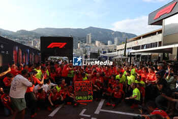 2024-05-26 - te Scuderia Ferrari celebrating victory of Charles Leclerc (MON) - Scuderia Ferrari - Ferrari SF-24 - Ferrari

during Formula 1 Grand Prix de Monaco 2024 at Monte Carlo (MC), may 23-26 2024 - FORMULA 1 GRAND PRIX DE MONACO - RACE - FORMULA 1 - MOTORS