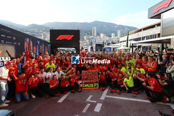 2024-05-26 - te Scuderia Ferrari celebrating victory of Charles Leclerc (MON) - Scuderia Ferrari - Ferrari SF-24 - Ferrari

during Formula 1 Grand Prix de Monaco 2024 at Monte Carlo (MC), may 23-26 2024 - FORMULA 1 GRAND PRIX DE MONACO - RACE - FORMULA 1 - MOTORS