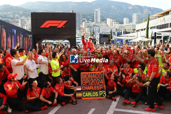 2024-05-26 - te Scuderia Ferrari celebrating victory of Charles Leclerc (MON) - Scuderia Ferrari - Ferrari SF-24 - Ferrari

during Formula 1 Grand Prix de Monaco 2024 at Monte Carlo (MC), may 23-26 2024 - FORMULA 1 GRAND PRIX DE MONACO - RACE - FORMULA 1 - MOTORS