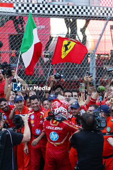 2024-05-26 - te Scuderia Ferrari celebrating victory of Charles Leclerc (MON) - Scuderia Ferrari - Ferrari SF-24 - Ferrari

during Formula 1 Grand Prix de Monaco 2024 at Monte Carlo (MC), may 23-26 2024 - FORMULA 1 GRAND PRIX DE MONACO - RACE - FORMULA 1 - MOTORS