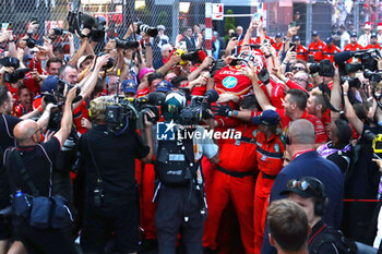 2024-05-26 - te Scuderia Ferrari celebrating victory of Charles Leclerc (MON) - Scuderia Ferrari - Ferrari SF-24 - Ferrari

during Formula 1 Grand Prix de Monaco 2024 at Monte Carlo (MC), may 23-26 2024 - FORMULA 1 GRAND PRIX DE MONACO - RACE - FORMULA 1 - MOTORS