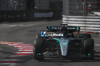 2024-05-26 - George Russell (GBR) - Mercedes-AMG PETRONAS F1 Team - Mercedes W15 - Mercedes E Performance
during Formula 1 Grand Prix de Monaco 2024 at Monte Carlo (MC), may 23-26 2024 - FORMULA 1 GRAND PRIX DE MONACO - RACE - FORMULA 1 - MOTORS