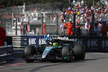 2024-05-26 - Lewis Hamilton (GBR) - Mercedes-AMG PETRONAS F1 Team - Mercedes W15 - Mercedes E Performance
during Formula 1 Grand Prix de Monaco 2024 at Monte Carlo (MC), may 23-26 2024 - FORMULA 1 GRAND PRIX DE MONACO - RACE - FORMULA 1 - MOTORS