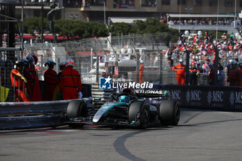 2024-05-26 - George Russell (GBR) - Mercedes-AMG PETRONAS F1 Team - Mercedes W15 - Mercedes E Performance

during Formula 1 Grand Prix de Monaco 2024 at Monte Carlo (MC), may 23-26 2024 - FORMULA 1 GRAND PRIX DE MONACO - RACE - FORMULA 1 - MOTORS