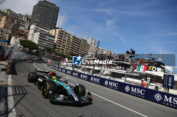 2024-05-26 - Lewis Hamilton (GBR) - Mercedes-AMG PETRONAS F1 Team - Mercedes W15 - Mercedes E Performance

during Formula 1 Grand Prix de Monaco 2024 at Monte Carlo (MC), may 23-26 2024 - FORMULA 1 GRAND PRIX DE MONACO - RACE - FORMULA 1 - MOTORS