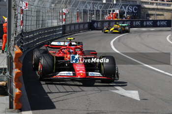 2024-05-26 - Carlos Sainz Jr. (ESP) - Scuderia Ferrari - Ferrari SF-24 - Ferrari

during Formula 1 Grand Prix de Monaco 2024 at Monte Carlo (MC), may 23-26 2024 - FORMULA 1 GRAND PRIX DE MONACO - RACE - FORMULA 1 - MOTORS