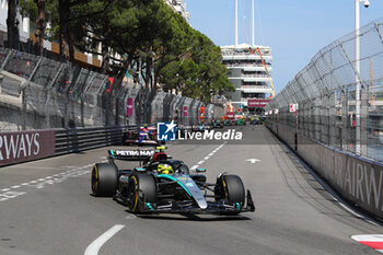 2024-05-26 - Lewis Hamilton (GBR) - Mercedes-AMG PETRONAS F1 Team - Mercedes W15 - Mercedes E Performance

during Formula 1 Grand Prix de Monaco 2024 at Monte Carlo (MC), may 23-26 2024 - FORMULA 1 GRAND PRIX DE MONACO - RACE - FORMULA 1 - MOTORS